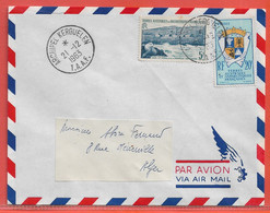 T.A.A.F. LETTRE DE 1963 DES KERGUELEN POUR ALGER - Otros & Sin Clasificación