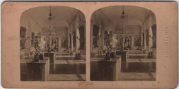 Photo Stereo XIXème Vers 1860 Par Radiguet & Fils Galerie à Trianon Versailles - Stereoscopic