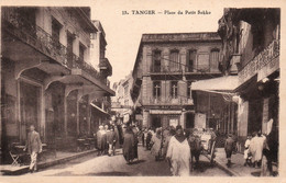 Tanger (Maroc) Place Du Petit Sokko, Commerces - Edition Lebrun - Carte N° 15 Non Circulée - Tanger