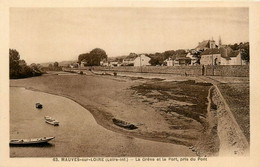 Mauves Sur Loire * La Grève Et Le Port Pris Du Pont - Mauves-sur-Loire