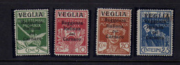 Veglia (1920)   - Timbres De Fiume Surcharges -  Neufs* - Arbe & Veglia