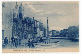 CPA - MARTIGUES (B Du R) - Port Du Quai Marceau - Martigues