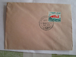 Lettre Allemagne IIIeme Reich Timbre Et Cachet Helgoland - Carnets