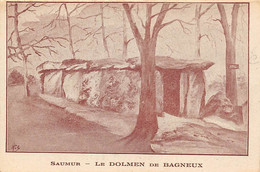 Thème: Dolmen Et Menhir:   Bagneux     49       Le Dolmen     - 2 -  (voir Scan) - Dolmen & Menhirs