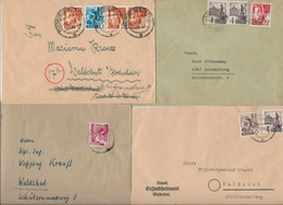 ALLEMAGNE -BADE -10 LETTRES AFFRANCHISSEMENT DIVERS -  PERIODE 1948-49 - Baden