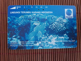 Phonecard Indonesia 140 Units Used Rare - Indonesia