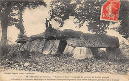 Thème: Dolmen Et Menhir:     Retiers    35        Le Dolmen . Roche Aux Fées  (voir Scan) - Dolmen & Menhirs