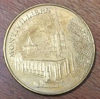 76 MONTIVILLIERS  ABBAYE DES ABBESSES MDP 2010 MÉDAILLE MONNAIE DE PARIS JETON TOURISTIQUE MEDALS COINS TOKENS - 2010