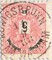 AUTRICHE / AUSTRIA 1888 " KÖNIGSBRUNN / AM WAGRAM " (gEj Klein 2232a) /Mi.46 - Gebraucht