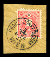 AUTRICHE / AUSTRIA 1888 " FRANZ JOSEFS QUAI / WIEN " (gEje Klein 5742c) Date Stamp On Mi.46 - Gebraucht