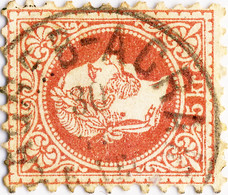 AUTRICHE / AUSTRIA - HUNGARY  " ZAGREB-AGRAM " (gEje Müller 5012c) On Mi37.I - Gebraucht