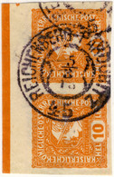 AUTRICHE / ÖSTERREICH / CZECH - " REICHENBERG-PARDUBITZ 45 " Bahnpoststempel On Mi.215b - Gebraucht