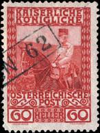 AUTRICHE / AUSTRIA Ca.1916/9 Mi.151z Used BOXED "WIEN 62" KASTENSTEMPEL - Gebraucht