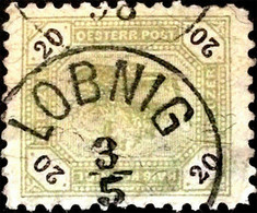 AUTRICHE / AUSTRIA - 1898 - " LOBNIG " (Kl.2728c) On Mi.57 P.L10 1/2 - Gebraucht