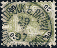 AUTRICHE/AUSTRIA/ÖSTERREICH 1897 "KLOBOUK B. BRÜNN/KLOBOUKY U BRNA" Czech /Mi.63 - Oblitérés