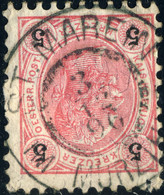 AUTRICHE/AUSTRIA/ÖSTERREICH 1896 "ST. MAREIN / IM MÜRZTHALE" (K.4458c) On Mi.53 - Gebraucht