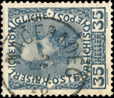 AUTRICHE / AUSTRIA 1910 Mi.149v Used "NAČERADEC" DATE STAMP (CZECH) - Oblitérés