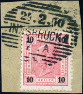 AUTRICHE / AUSTRIA 1900 " INNSBRÜCK 1 " (Schraffen-Stempel Kl.1864p) /Mi.74A - Oblitérés
