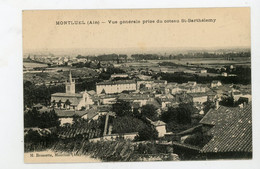 CPA: 01 - MONTLUEL - VUE GENERALE PRISE DU COTEAU St BATHELEMY - - Montluel