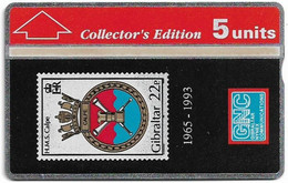 Gibraltar - GNC - L&G - HMS Calpe Stamp - 306A - 1993, 5Units, 8.000ex, Mint - Gibraltar