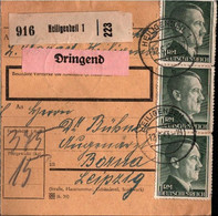! 1943 Heiligenbeil , Ostpreußen Nach Borna, Paketkarte, Deutsches Reich, 3. Reich - Brieven En Documenten