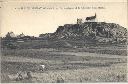 CPA Ile De Bréhat La Montagne Et La Chapelle Saint-Michel - Ile De Bréhat