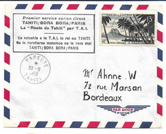 Océanie Liaison Aérienne 30/9/58 - Covers & Documents