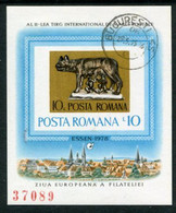 ROMANIA 1978 Essen Stamp Fair Block Used.  Michel Block 155 - Used Stamps