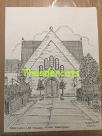 ORIGINELE GROTE TEKENING DOOR PAUL GHYSELEN GHIJSELEN 1991 KOEKELARE DE MOKKER ST JAN VIANNEYKERK - Dessins