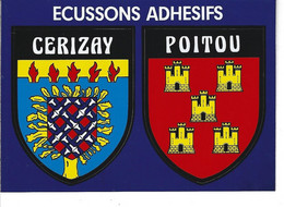 79 - CERIZAY- POITOU - T.Beaux écussons Adhésifs - Cerizay