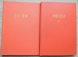 Album Chromos ARTIS HISTORIA - HEIDI Tome 1 Et 2 - JOHANNA SPYRI - MARTHA PFANNENSCHMID - 1952 - 1954 - Complet - Artis Historia