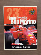 Adesivo “23* Gran Premio Di San Marino Imola 2003” - Grand Prix / F1