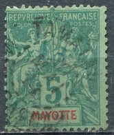 MAYOTTE - Y&T  N° 4 (o) - Oblitérés