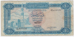 Libya P 35 B - 1 Dinar 1972 - C/10 877132 - Libye