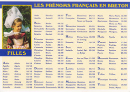 LISTE DES PRENOMS FEMININS FRANCAIS EN BRETON ET DATE DES FETES  DES FILLES - Prénoms