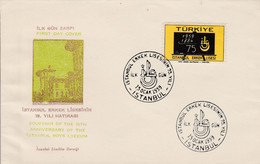 TURQUIE FDC 1959 ISTANBUL ERKEK LISESI - Cartas & Documentos