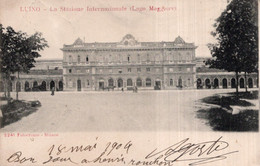 CPA   ITALIE---LUINO---LA STAZIONE INTERNATIONALE ( LAGO MAGIORE )---1904 - Luino