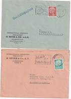 SAARLAND LOT DE 2 LETTRES - Cartas & Documentos