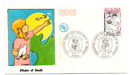 1975 -- FDC --- Fondation Santé Des étudiants De France -- Cachet  PARIS - 75 - 1970-1979