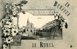 Rueil * Un Bonjour De La Commune * Place De L'église - Rueil Malmaison