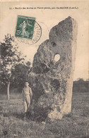 Thème: Dolmen Et Menhir:     Draché    37      Menhir  Des Arabes Ou Pierre Percée     (voir Scan) - Dolmen & Menhire