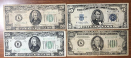 Usa 1934 100 $  + 20 $ A B + 5 $ C   Lotto.1719 - Valuta Nazionale