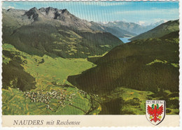 A-6543 Nauders, 1400 M Mit Großen Schafkopf, 3000m Und Hinter Dem Reschensee, Ortler, 3899m, Tirol - Nauders