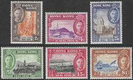 Hong Kong. 1941 Centenary Of British Occupation. MH Complete Set. SG 163-168 - Unused Stamps