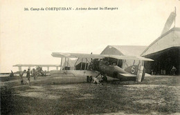 Coëtquidan * Le Camp * Avions Devant Les Hangars * Aviation Avion - Guer Coetquidan