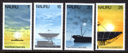 NAURU - 1977 TRANS-PACIFIC CABLE & SATELLITE ANNIVERSARY SET (4V) FINE MNH ** SG 161-164 - Nauru
