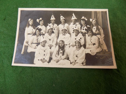 VINTAGE TOPICS PHOTOGRAPHS: UNKNOWN Group Pierrot Theatre B&w Taylor Of Burnley - Photographie
