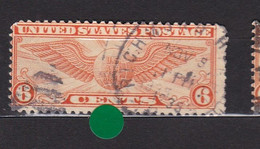 USA. Scott # C19     Used. Airmail Stamps. 1934    Winged Globe    Cachet  1935 - 1a. 1918-1940 Gebraucht