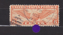 USA. Scott # C19     Used. Airmail Stamps. 1934    Winged Globe    Cachet  1936 - 1a. 1918-1940 Gebraucht