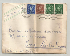 Lettre , Grande Bretagne , WANDWORTH , S.W.18. ,  1962 , 2 Scans , 4 Timbres - Machines à Affranchir (EMA)